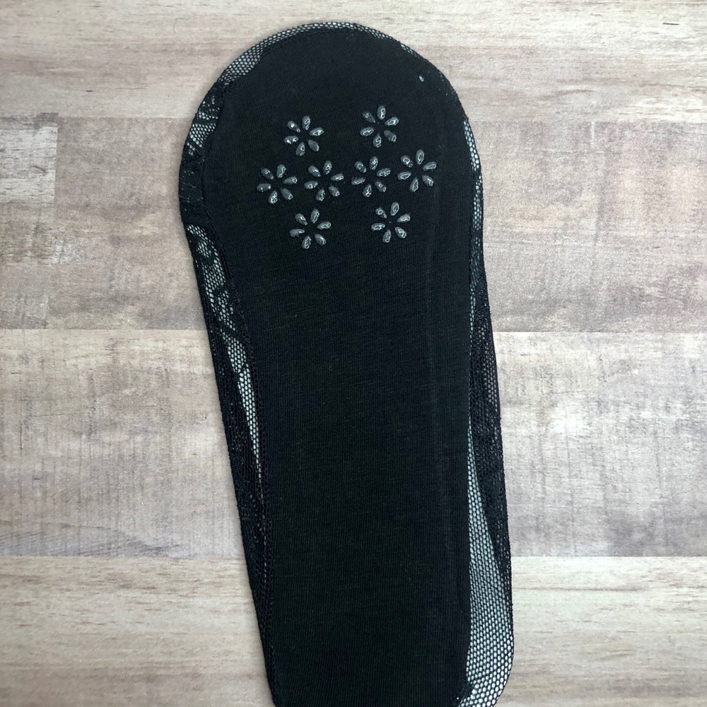 🎉 Low Cut Lace Liner Socks - Organic Cotton Mix - Picture 4 of 7